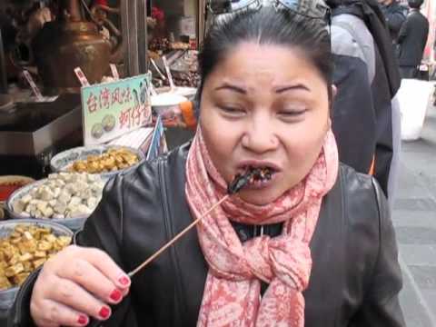Eating Scorpions in China