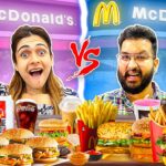 USA vs INDIA McDonald’s 😃 | Fast Food Challenge | Foodie We