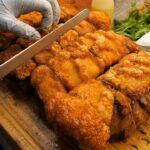 脆皮豬肉捲製作, 酥脆豬皮! / crispy roast pork belly, crispy pork skins – taiwanese street food