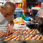80 Year Old Grandpa’s Sushi! Japanese Street Food おじいちゃんの箱寿司 ちらし みやこ寿司 愛知グルメ 常滑 Lunch Box Bento