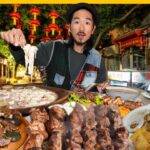 Halal Chinese Muslim Street Food in Kyrgyzstan 🇰🇬 Karakol Dungan Market + Exotic Homemade Food