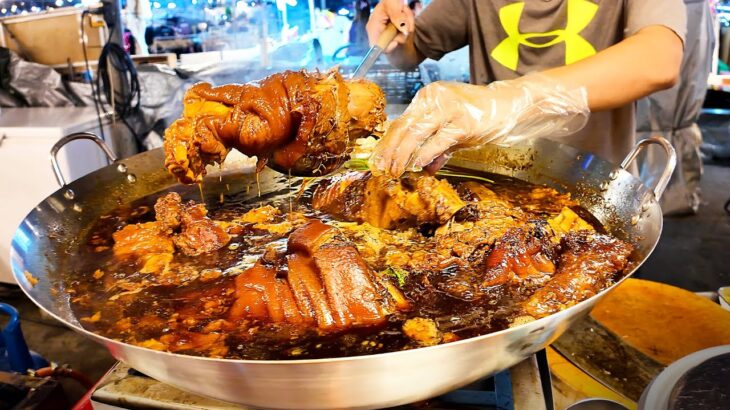Amazing BANGKOK’s STREET FOOD at Liab Duan Night Market l Thailand Street Food