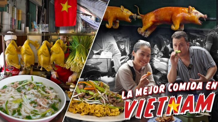 La mejor comida de Vietnam 🇻🇳 Comida callejera en Hanoi, Vietnam