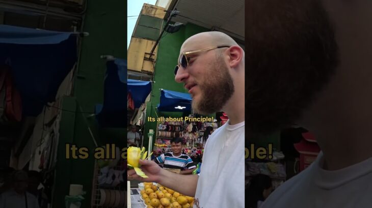 FREE Green Mangoes in Manila? Philippines 🇵🇭 #manila #philippines #food