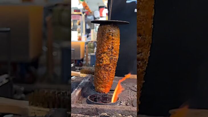 The Most Popular Unique Spicy Roasted Corn in Taiwan #shorts