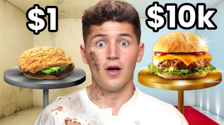 Trying A $1 vs $10,000 Burger