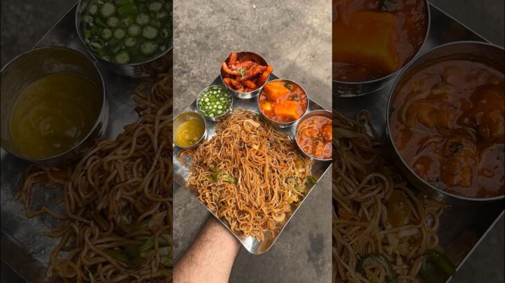 Ultimate Chinese Platter 😋|| Delhi Street food ❤️ #shorts #chinese #foodvideo